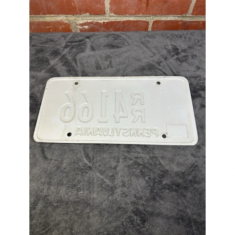 Pennsylvania License Plate Preserve Our Heritage Train Locomotive RR 4166